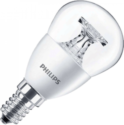 Żarówka LED Philips CorePro lustre 5,5-40W E14 840 520lm P45 Biała neutralna przeźroczysta